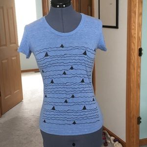 modcloth shark fins tee shirt
